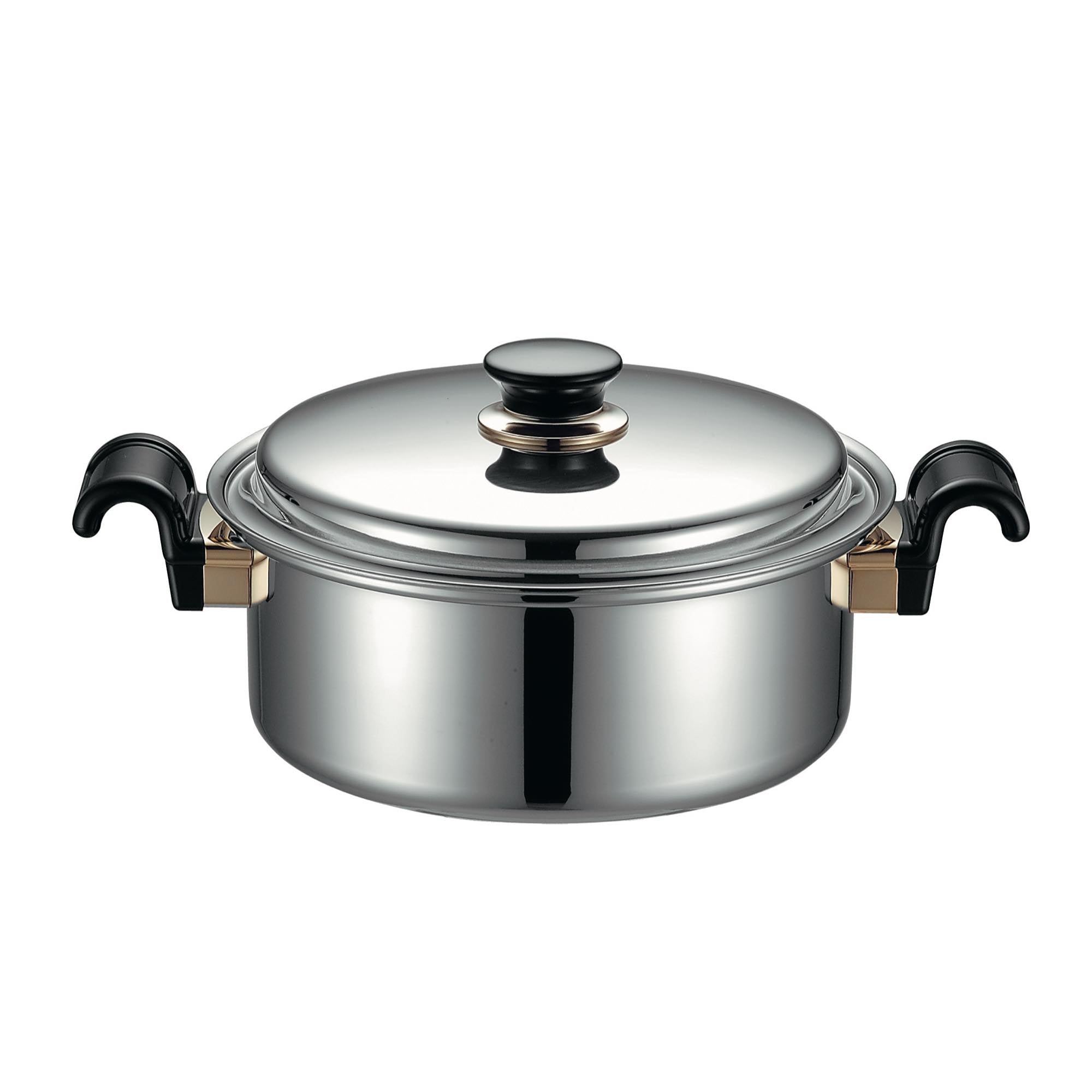 両手鍋（7層鋼クラッド）