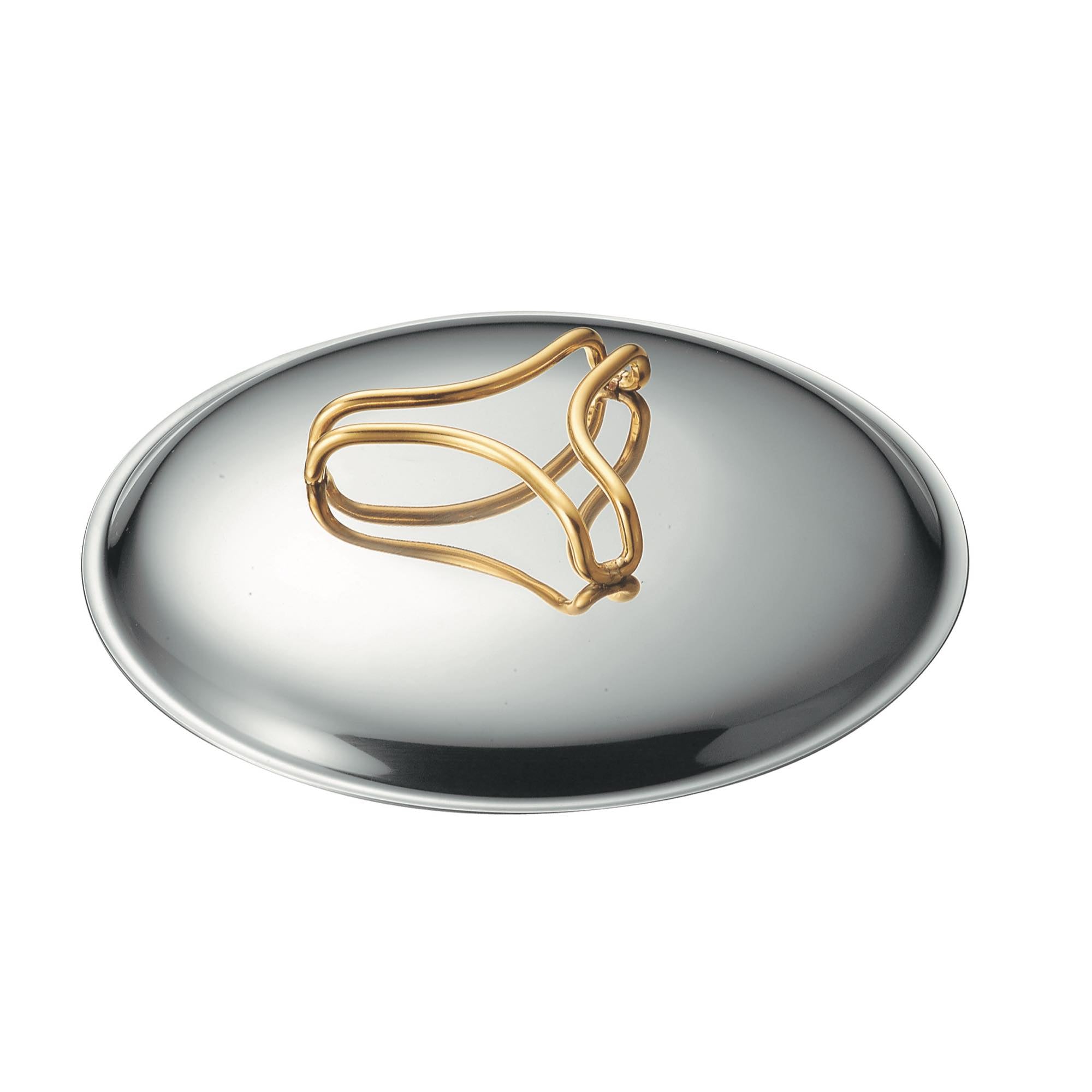 ちり鍋 蓋（ツマミ金仕上）