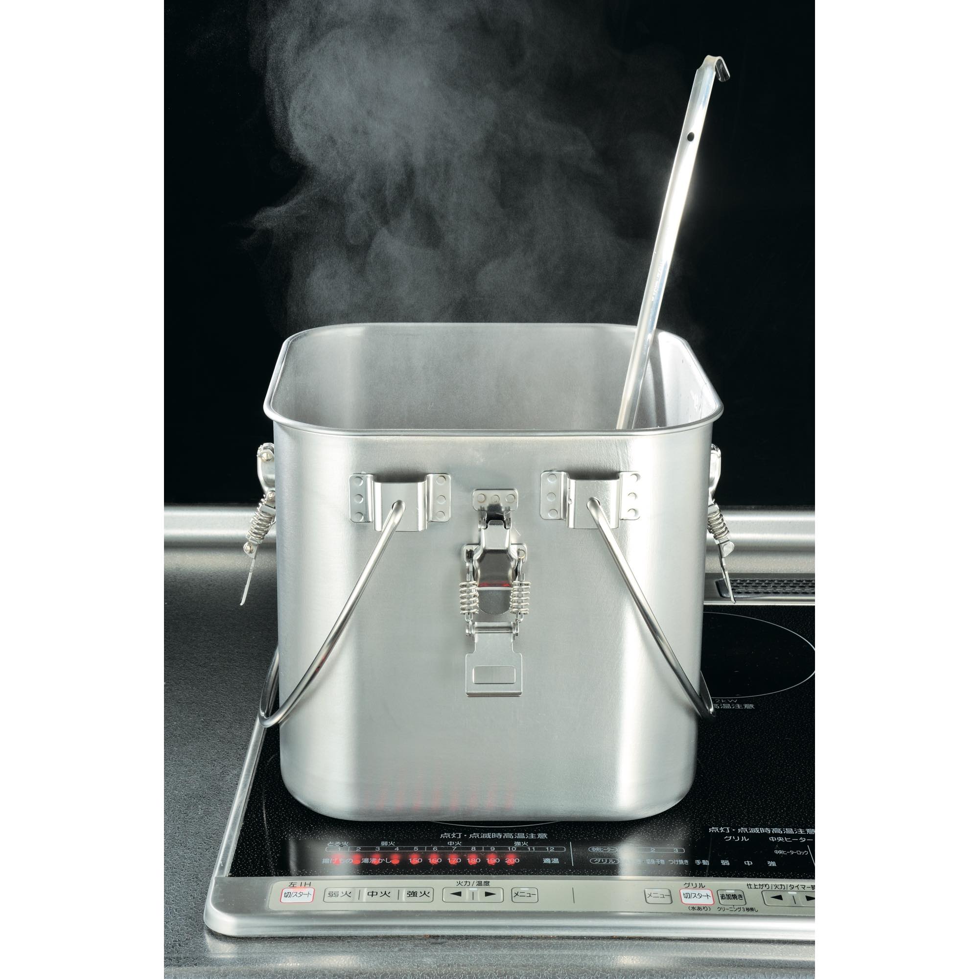 スタッキング角型給食缶 – 株式会社本間製作所