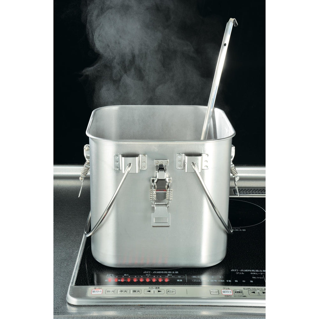 スタッキング角型給食缶