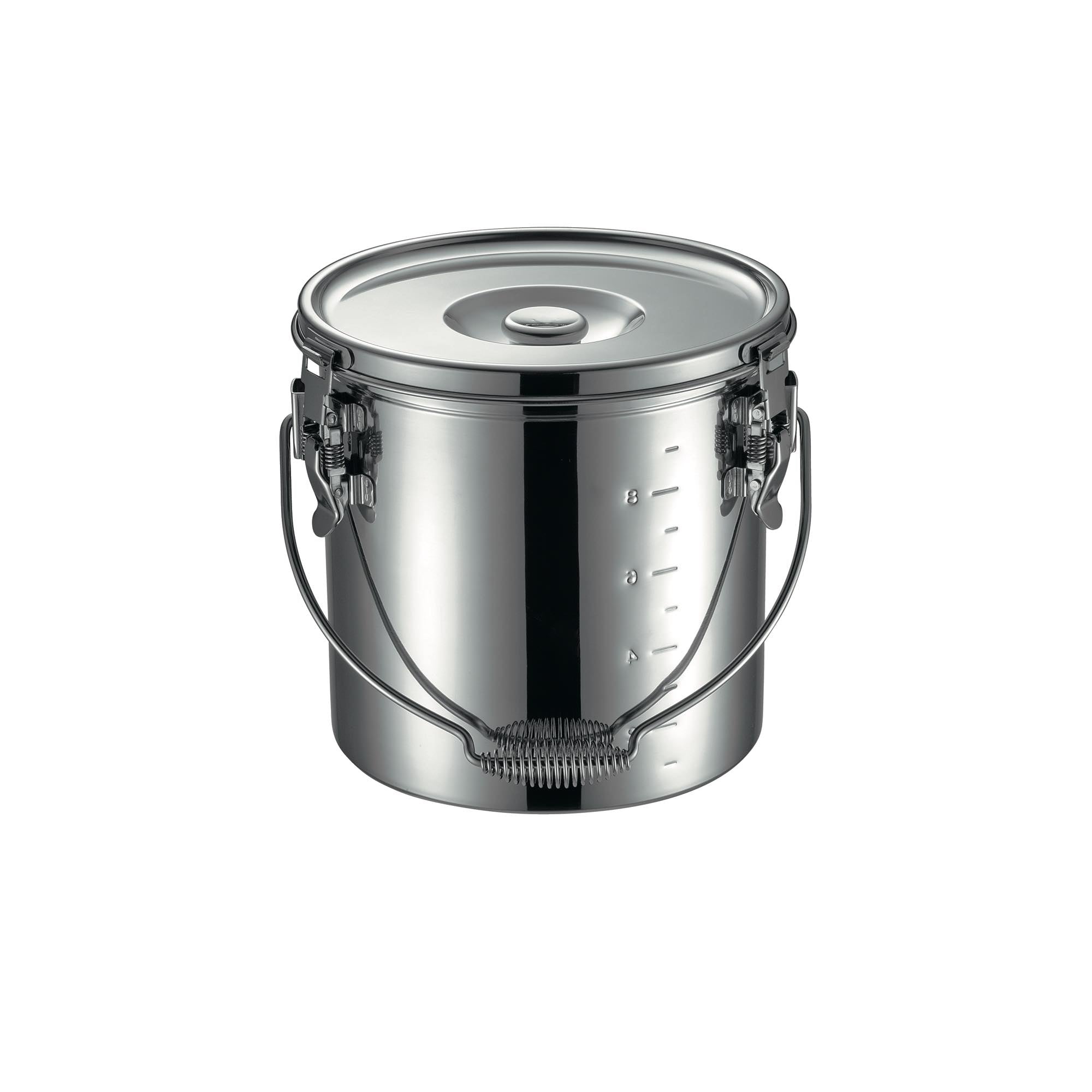 スタッキング丸型給食缶