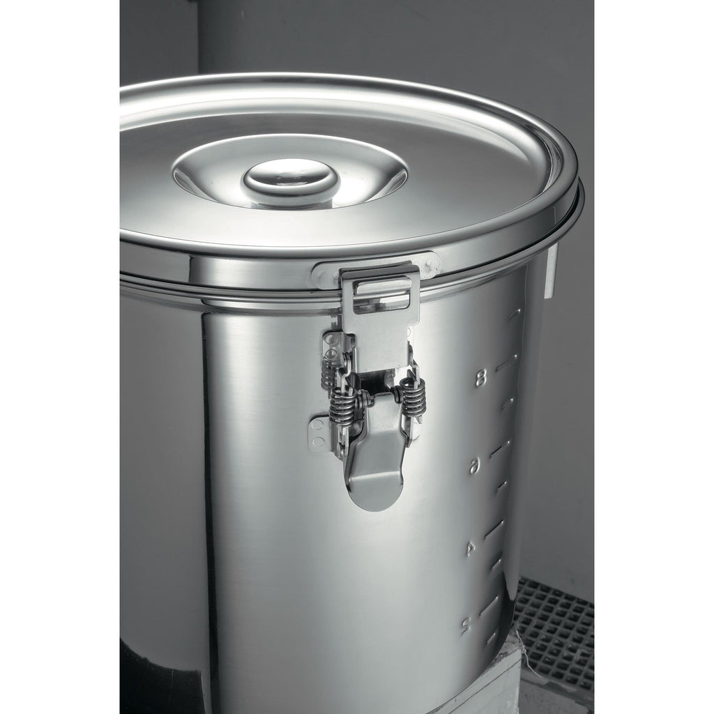 スタッキング丸型給食缶