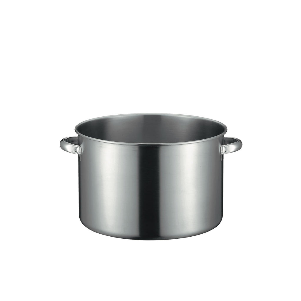 半寸胴鍋 目盛付（19-0ステンレス）