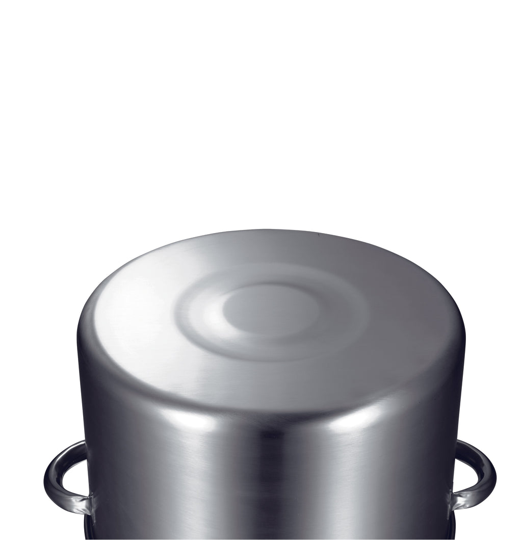 半寸胴鍋 目盛付（19-0ステンレス）